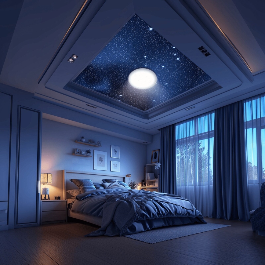 Aigostar - LED RGBW Plafoniera dimmerabile da bagno MESH Smart LED/12W/230V IP44 + telecomando