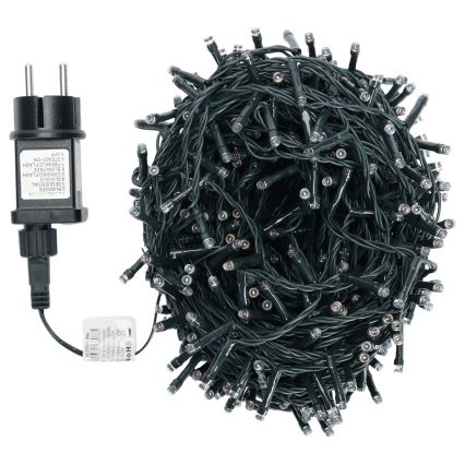 Aigostar - Catena luminosa di Natale LED RGBY per esterni, 600 LED/8 funzioni, 30 m, IP44