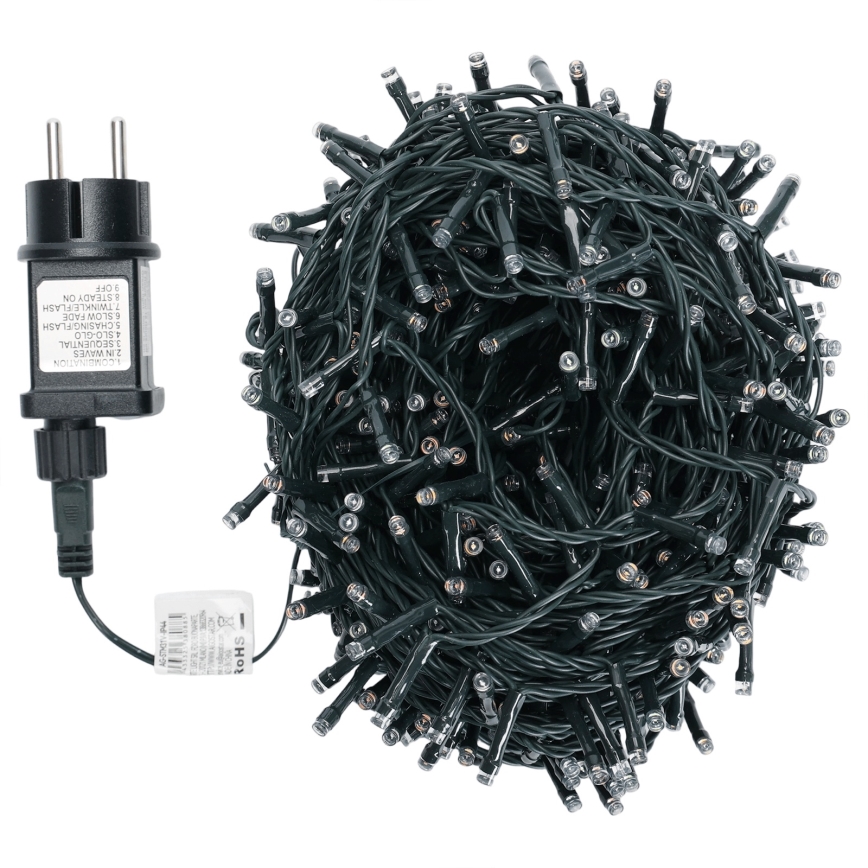 Aigostar - Catena luminosa di Natale LED RGBY per esterni, 600 LED/8 funzioni, 30 m, IP44