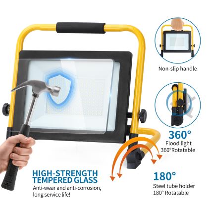 Aigostar - LED Riflettore con il supporto LED/100W/230V IP44