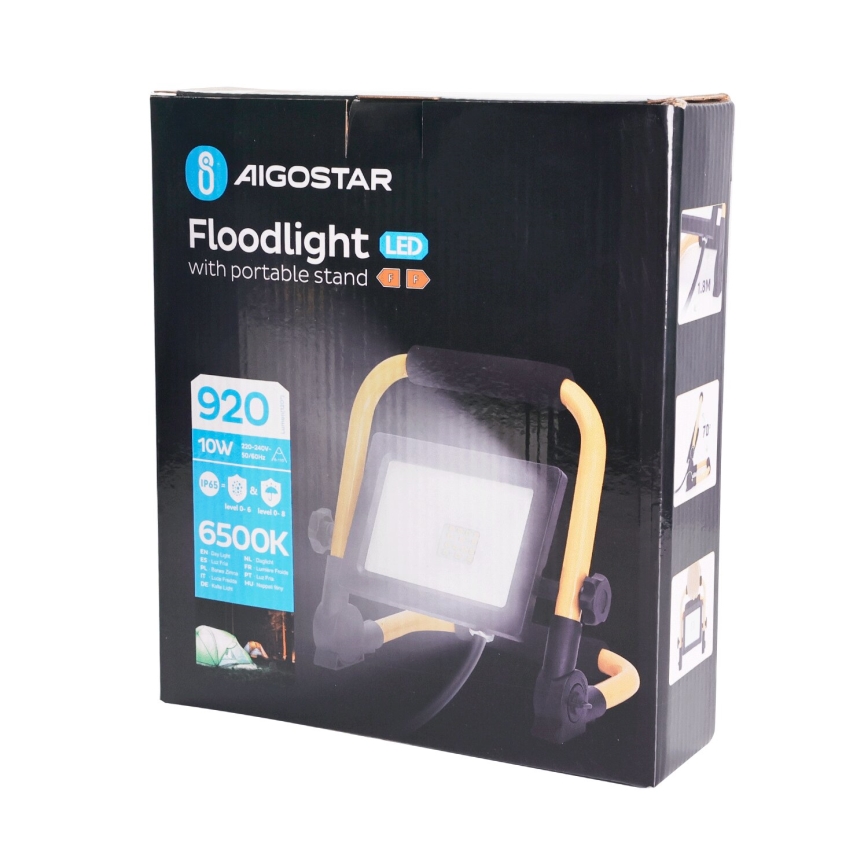 Aigostar - LED Riflettore con il supporto LED/10W/230V 6500K IP65