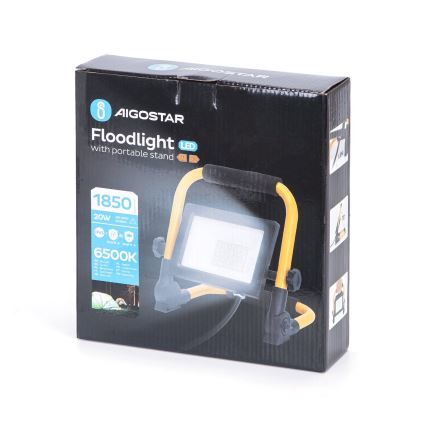 Aigostar - LED Riflettore con il supporto LED/20W/230V 6500K IP65