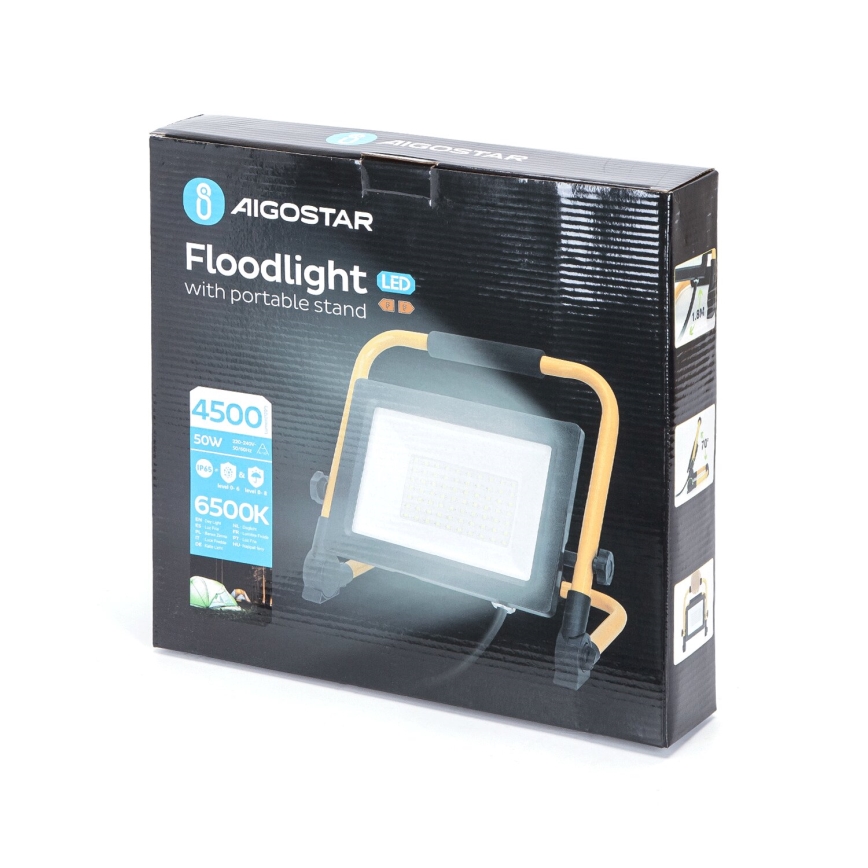 Aigostar - LED Riflettore con il supporto LED/50W/230V 6500K IP65
