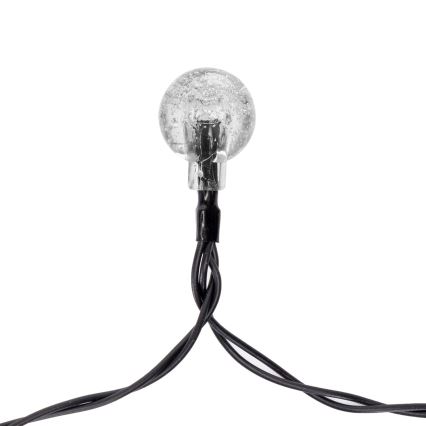 Aigostar - LED Solare catena decorativa 50xLED/8 funzioni 12m IP65 800 mAh bianco caldo
