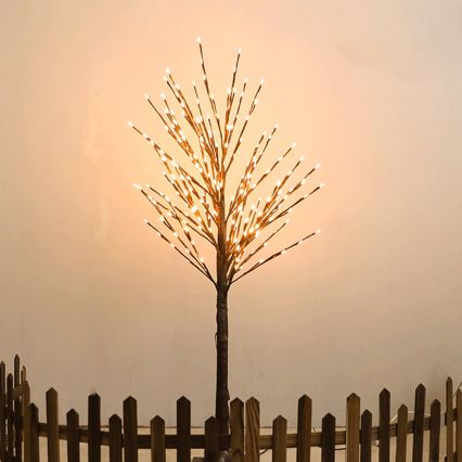 Aigostar - LED Solare decorazione 24xLED/2,6m IP65 bianco caldo albero