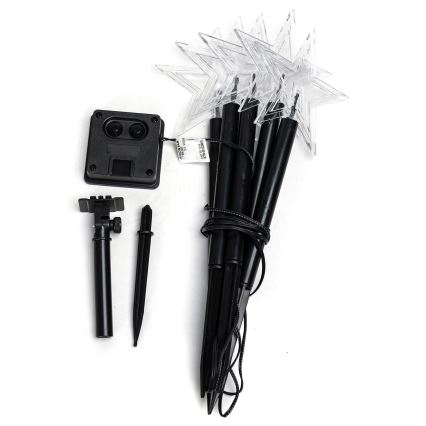Aigostar - LED Solare Natale chiaro LED/0,054W/1,2V 1m IP65 800 mAh bianco caldo