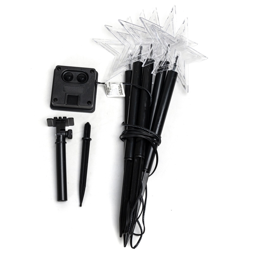 Aigostar - LED Solare Natale chiaro LED/0,054W/1,2V 1m IP65 800 mAh bianco caldo