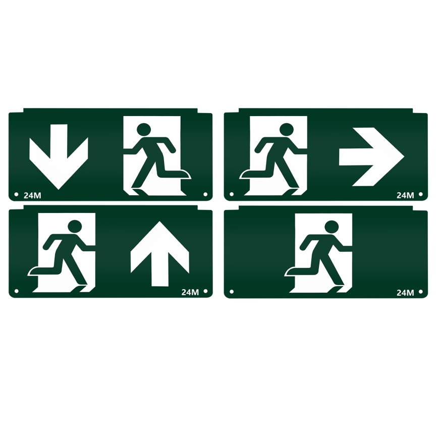 Aigostar - Luce di emergenza a LED EMERGENCY EXIT LED/3,6W/230V 6500K 500mAh