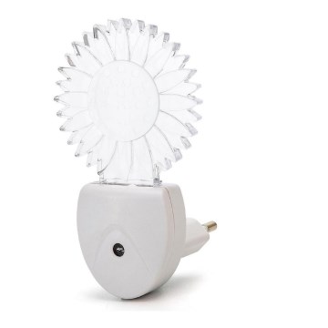Aigostar - Luce notturna LED RGB con sensore LED/0,5W/230V sole