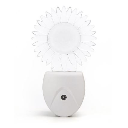 Aigostar - Luce notturna LED RGB con sensore LED/0,5W/230V sole