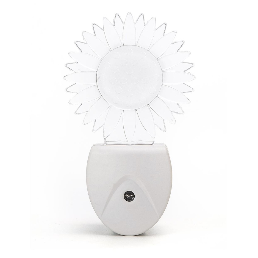 Aigostar - Luce notturna LED RGB con sensore LED/0,5W/230V sole