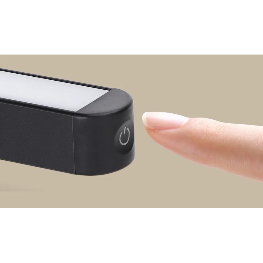 Aigostar - Illuminazione per specchio ricaricabile dimmerabile a LED, 2,9 W / 5 V / 2000 mAh