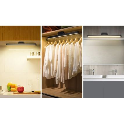 Aigostar - Illuminazione per specchio ricaricabile dimmerabile a LED, 2,9 W / 5 V / 2000 mAh