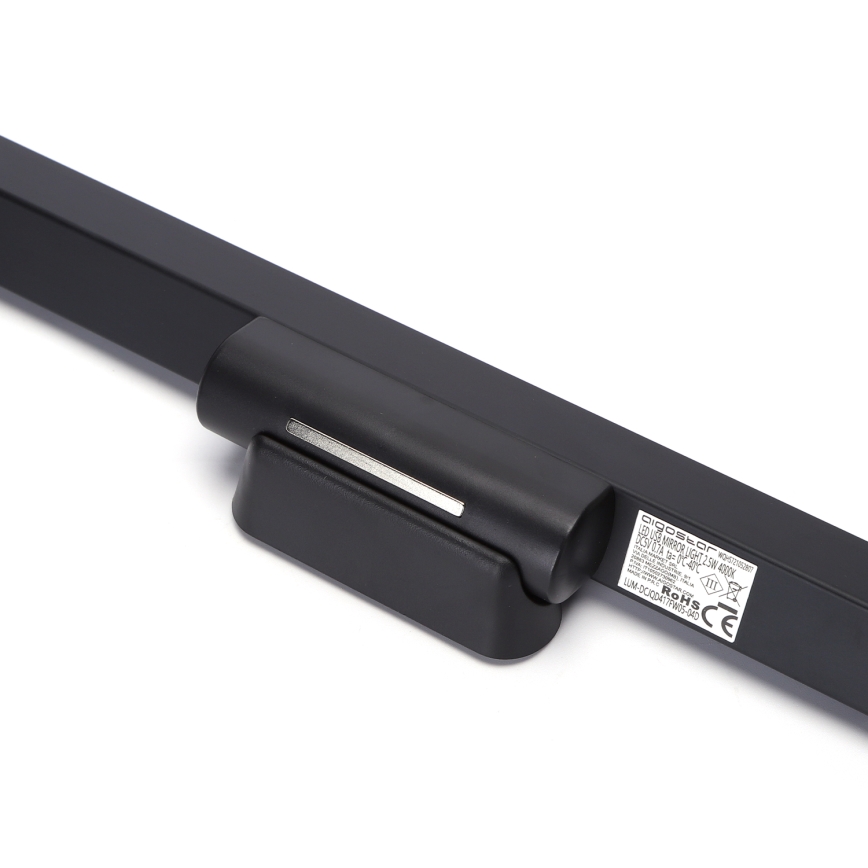 Aigostar - Illuminazione per specchio ricaricabile dimmerabile a LED, 2,9 W / 5 V / 2000 mAh