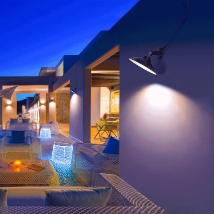 Aigostar - Luce solare a LED con sensore LED/3,2V 3000K/4000K/6500K IP65 5000 mAh telecomando