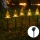 Aigostar - Luce solare di Natale LED/0,054W/1,2V 1m IP65 bianco caldo