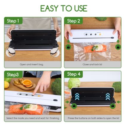 Aigostar - Macchina sottovuoto per alimenti 110W/230V