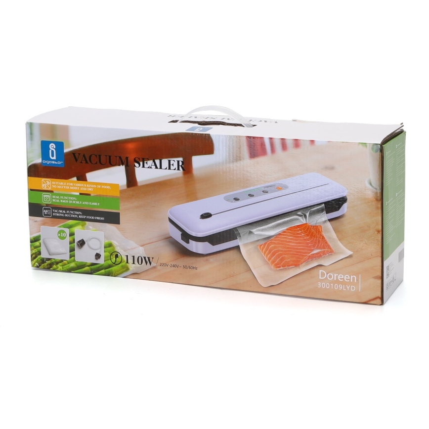 Aigostar - Macchina sottovuoto per alimenti 110W/230V