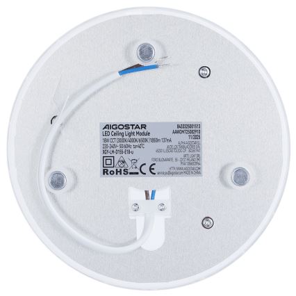 Aigostar - Modulo magnetico LED/18W/230V 3000/4000/6500K