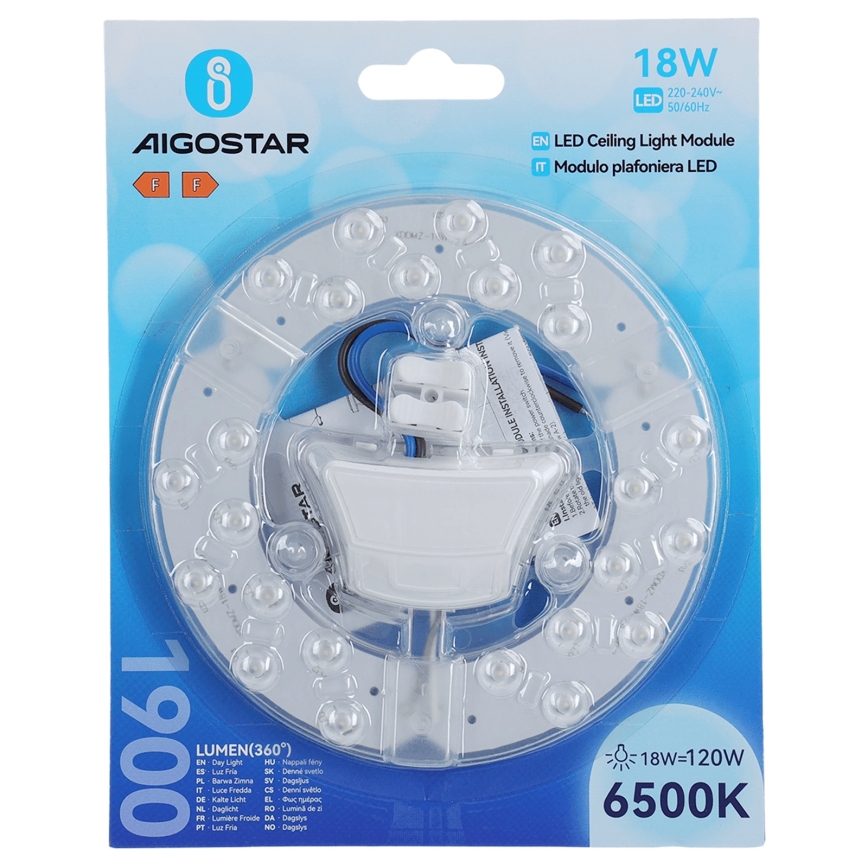 Aigostar - Modulo magnetico LED/18W/230V 6500K