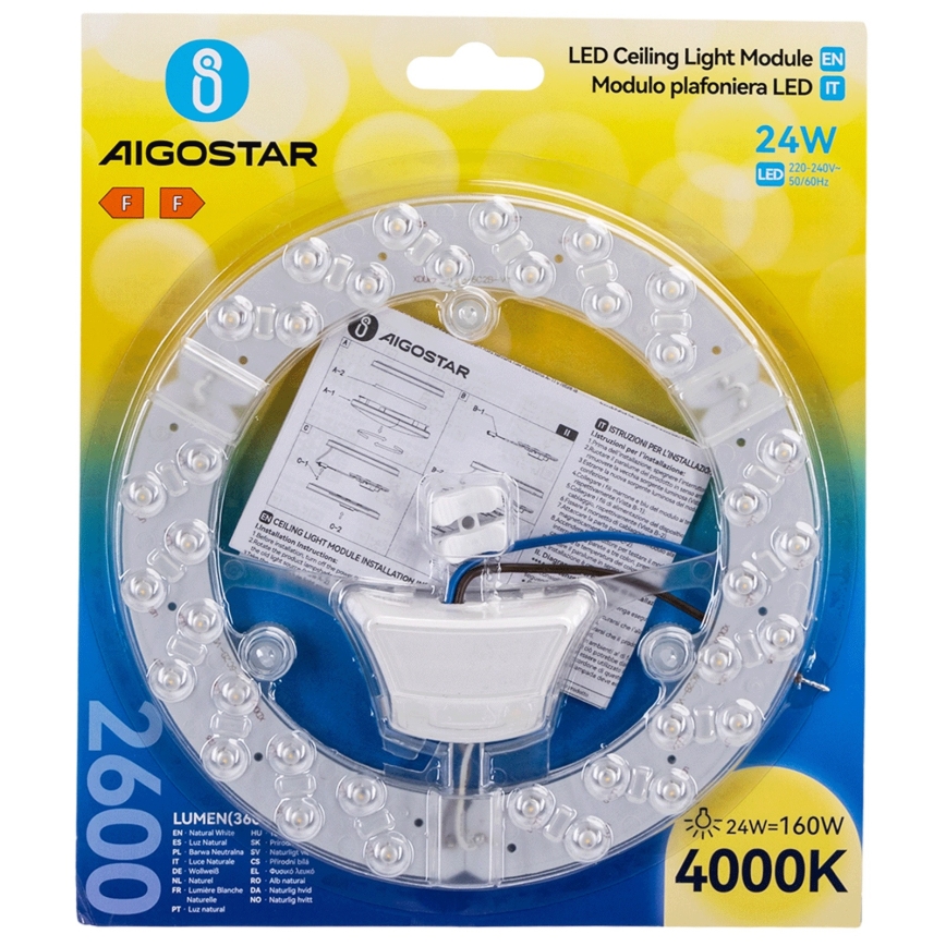 Aigostar - Modulo magnetico LED/24W/230V/4000K