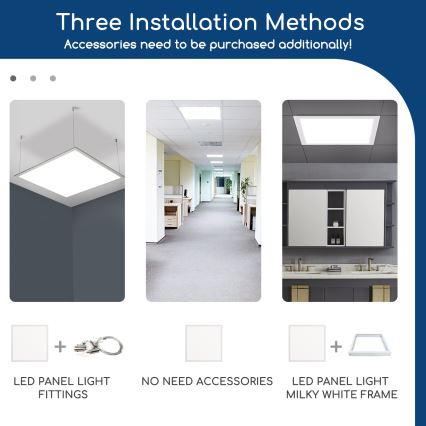 Aigostar - Panello LED dimmerabile da incasso 32W/230V Wi-Fi 60x60 cm