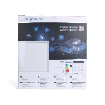 Aigostar - Panello LED dimmerabile da incasso 32W/230V Wi-Fi 60x60 cm