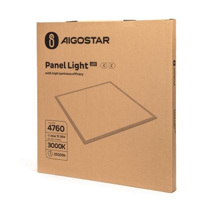 Aigostar - Pannello LED da incasso LED/28W/230V 60x60 cm 3000K