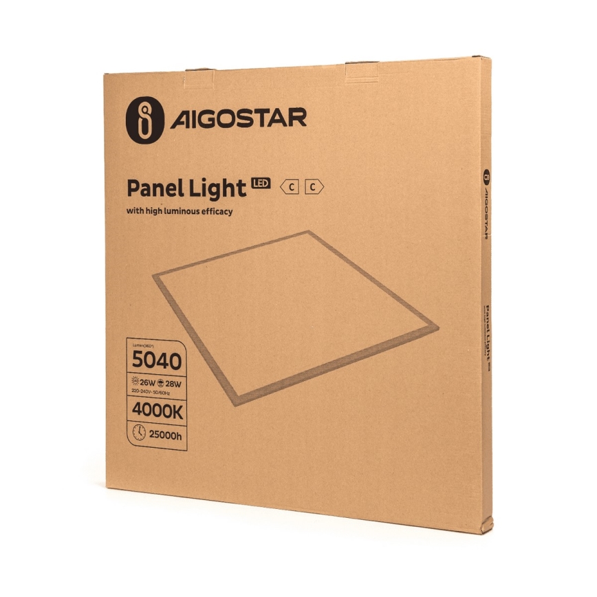 Aigostar - Pannello LED da incasso LED/28W/230V 60x60 cm 4000K