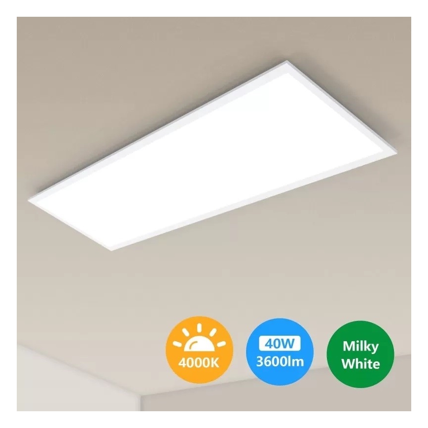Aigostar - Pannello LED da incasso LED/40W/230V 4000K 30x120cm