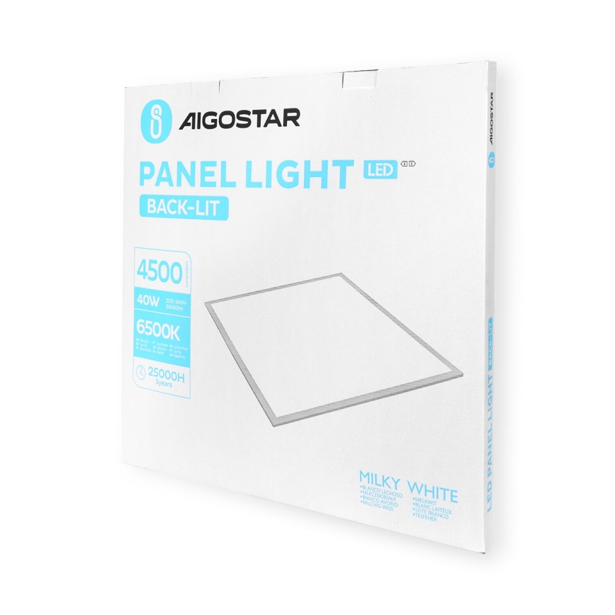 Aigostar - Pannello LED da incasso LED/40W/230V 6500K 60x60cm bianco