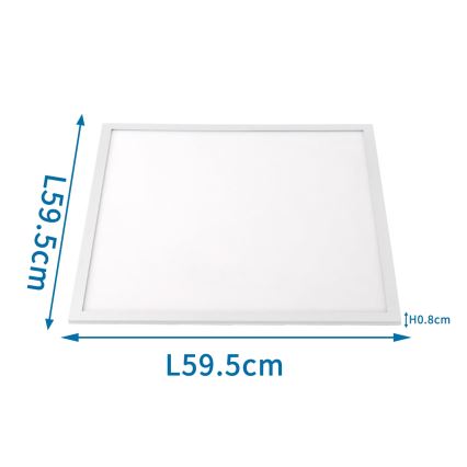 Aigostar - Pannello LED da incasso LED/50W/230V 60x60 cm 6000K