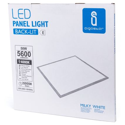 Aigostar - Pannello LED LED/50W/230V 60x60 cm 4000K