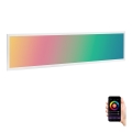 Aigostar - Pannello LED RGBW dimmerabile per controsoffitto MESH LED/36W/230V 2700-6500K 120x30 cm