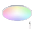 Aigostar - Plafoniera da bagno dimmerabile LED RGBW LED/24W/230V 3000-6500K diam. 42 cm IP44 + telecomando
