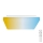 Aigostar - Plafoniera da soffitto LED dimmerabile per bagno, 18W, 230V, 3000K-6500K, IP54 + telecomando