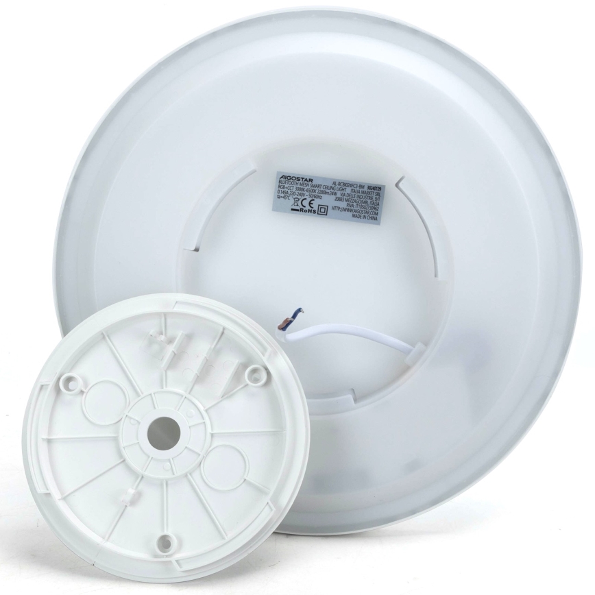 Aigostar - Plafoniera dimmerabile RGBW MESH LED/24W/230V 3000-6500K bianco + telecomando