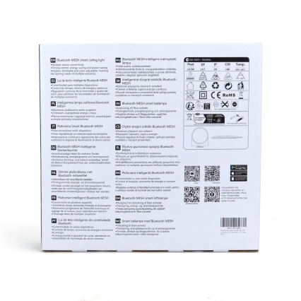Aigostar - Plafoniera dimmerabile RGBW MESH LED/24W/230V 3000-6500K bianco + telecomando