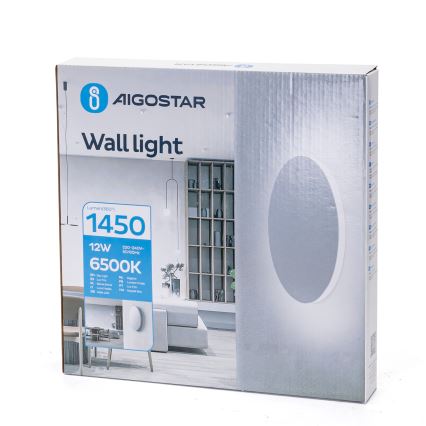 Aigostar - Plafoniera LED 12W 230V 6500K Ø 25 cm