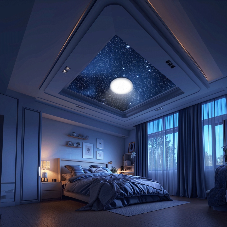 Aigostar - Plafoniera LED dimmerabile MESH LED/36W/230V 3000-6500K Ø 49,5 cm + telecomando