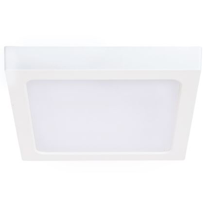 Aigostar - Plafoniera LED da soffitto a montaggio superficiale, 18W/230V, 4000K, 22,6x22,6 cm, bianco