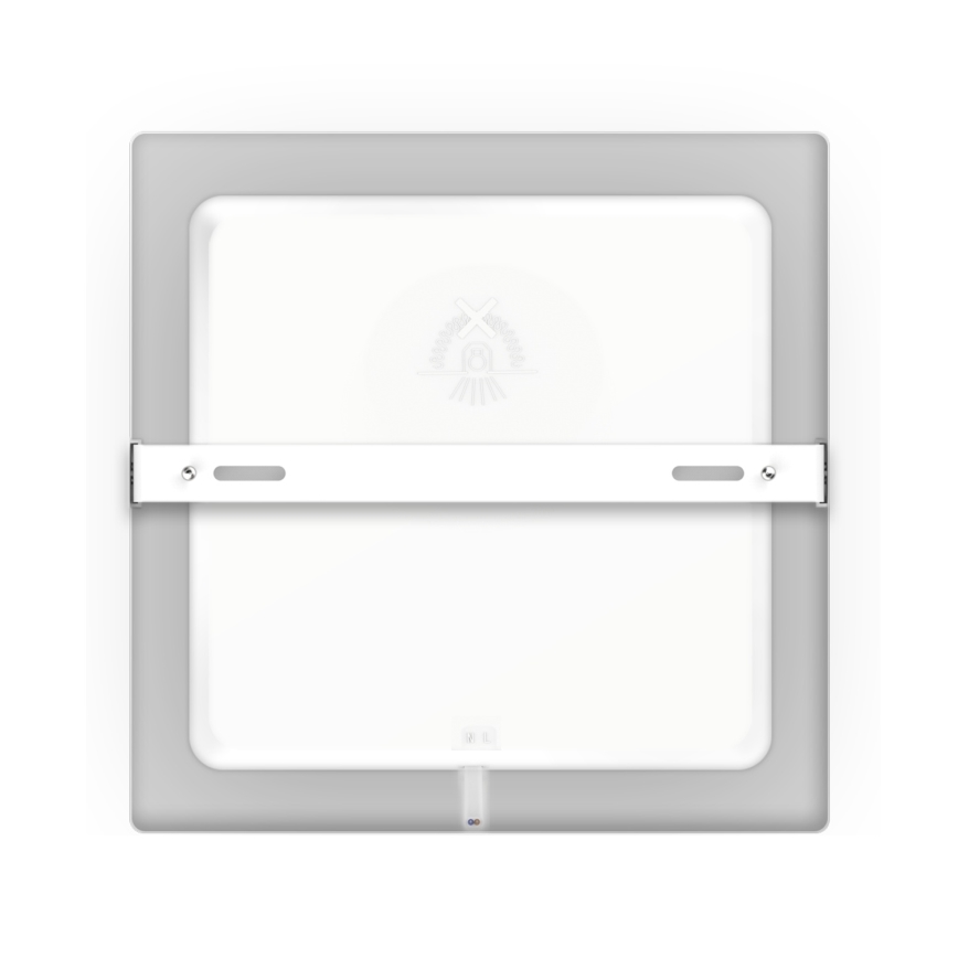 Aigostar - Plafoniera LED da soffitto a montaggio superficiale, 18W/230V, 4000K, 22,6x22,6 cm, bianco