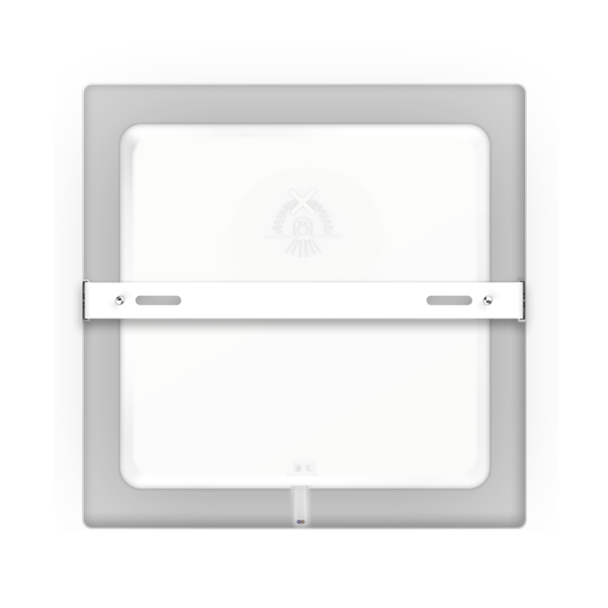 Aigostar - Plafoniera LED da soffitto a montaggio superficiale LED/18W/230V 3000K 22,6x22,6 cm bianca
