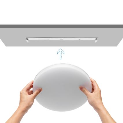 Aigostar - Plafoniera LED dimmerabile per bagno 24W/230V 3000K-6500K IP54 + telecomando