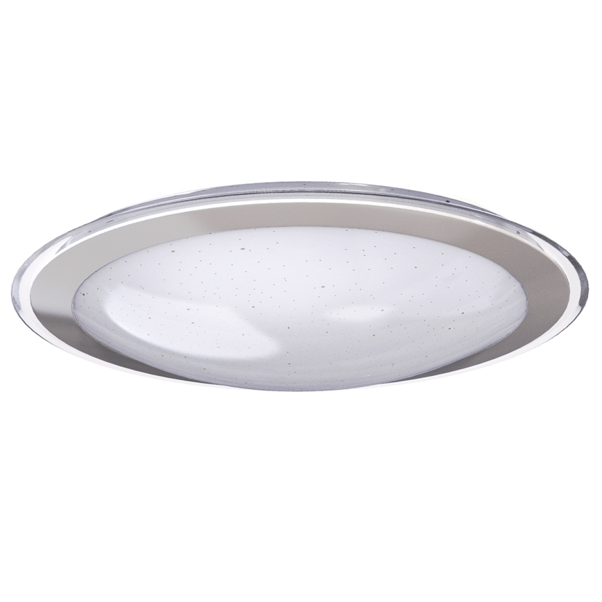 Aigostar - Plafoniera LED/30W/230V 2700-6500K Ø 42,9 cm cromo + telecomando