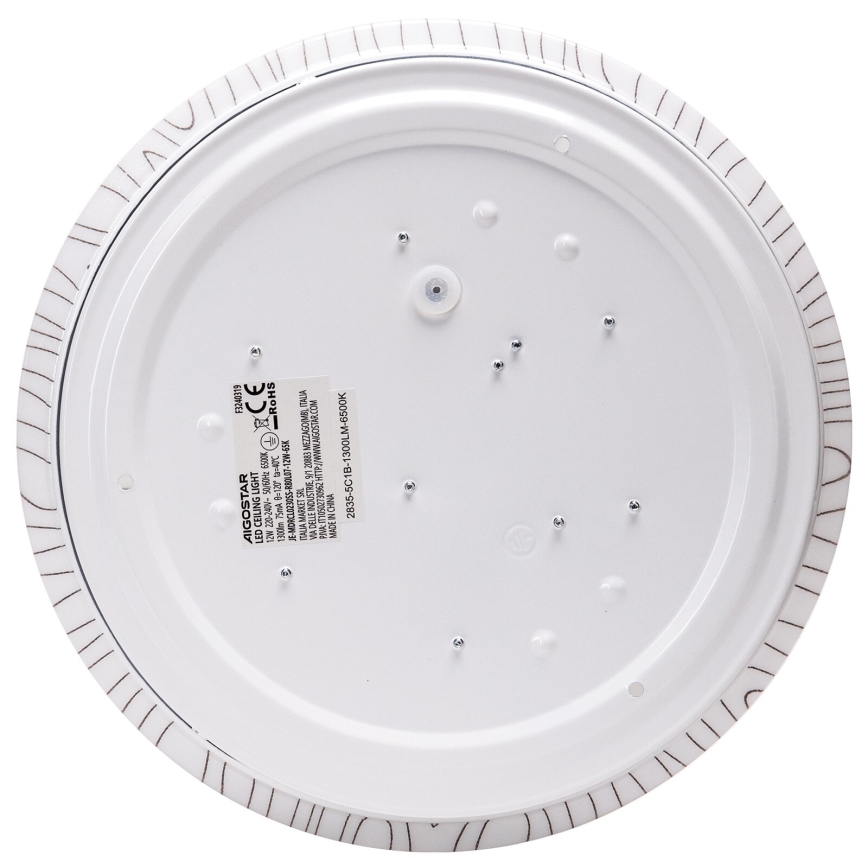Aigostar - Plafoniera LED LED/12W/230V 3000K diametro 26cm