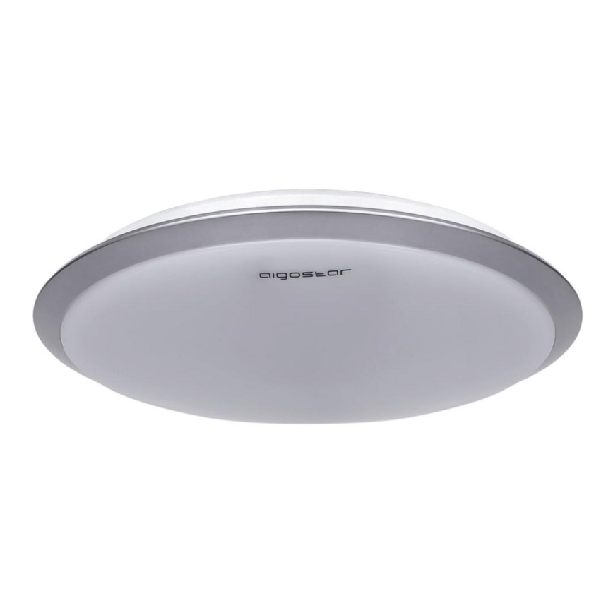 Aigostar - Plafoniera LED LED/18W/230V 3000K cromo lucido