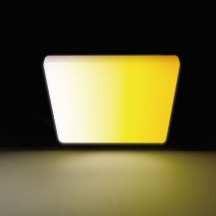 Aigostar - Plafoniera da soffitto LED dimmerabile per bagno, 18W, 230V, 3000K-6500K, IP54 + telecomando