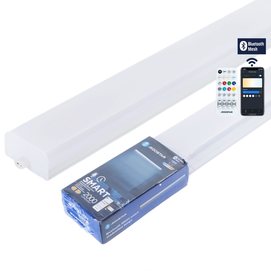 Aigostar - Plafoniera LED tipo fluorescente MESH LED/18W/230V 3000-6500K