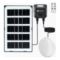 Aigostar - Plafoniera solare a LED con sensore LED/35W/3,7V 3000 mAh IP65 + telecomando